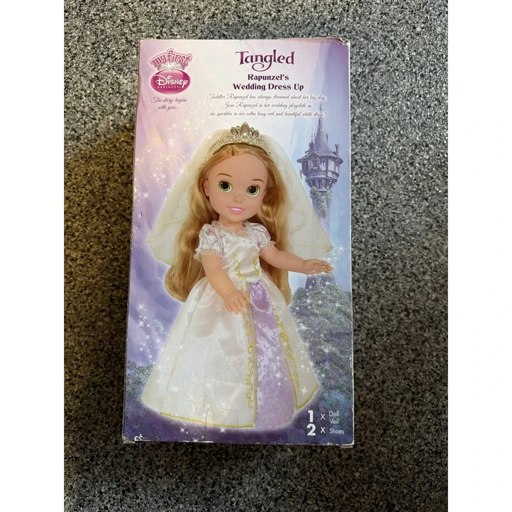 Disney Princess My First Rapunzel Wedding Dress Up Doll Tangled Pacific New